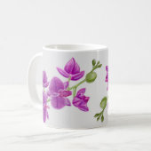 Tasse pourpre de fleur de Christina (Devant gauche)