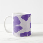 Tasse pourpre de fleurs (Gauche)