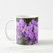 Tasse pourpre de fleurs (Gauche)