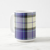 Tasse pourpre de tartan de Longniddry (Devant gauche)