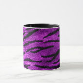 tasse pourpre d'impression de tigre (Centre)