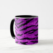 tasse pourpre d'impression de tigre (Devant gauche)