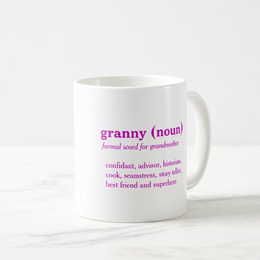 Tasse pourpre faite sur commande de définition de (Devant droit)