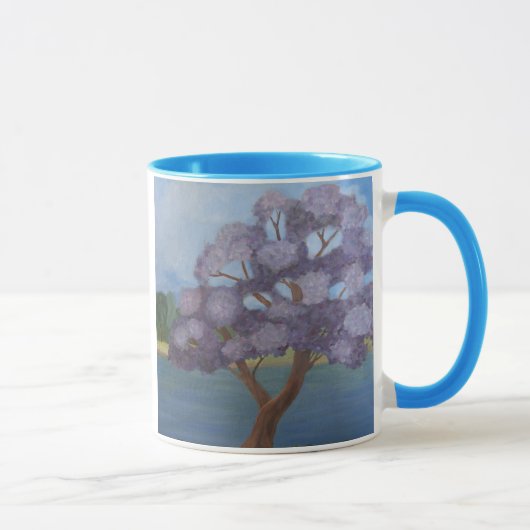 tasse pourpre fleurissante (Droite)