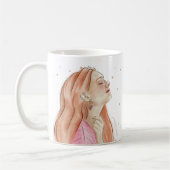 Tasse Précieuse | Blanche & Éclaboussure (Gauche)