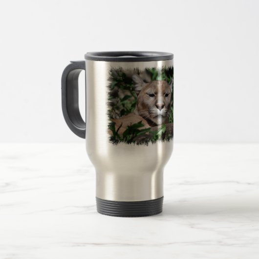 Tasse prédatrice de voyage de puma (Devant gauche)