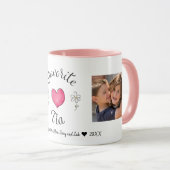 Tasse préférée de coutume de photo de Tia 2 (Devant droit)