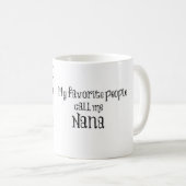 Tasse préférée de Nana de personnes (Devant droit)