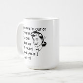 Tasse préférée de tasse drôle femelle de café (Devant gauche)