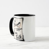 Tasse Premier café puis discussion (Devant gauche)