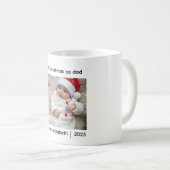 Tasse Premier Noël en tant que Papa (Devant droit)