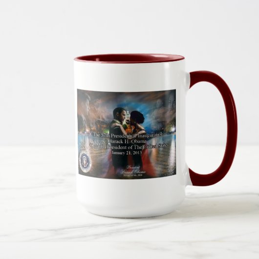 Tasse présidentielle commémorative de (Droite)