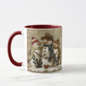 tasse primitive de bonhomme de neige (Gauche)