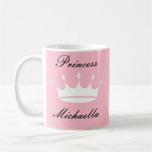 TASSE PRINCESSE DE COULEUR ROSE JOLIE