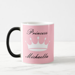 TASSE PRINCESSE DE COULEUR ROSE JOLIE