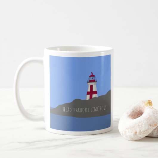 Tasse principale de phare de port (Avec donut)