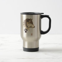Tasse principale de profil de loup