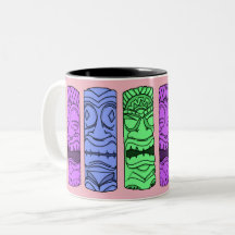 Tasse principale de Tiki d'art de bruit