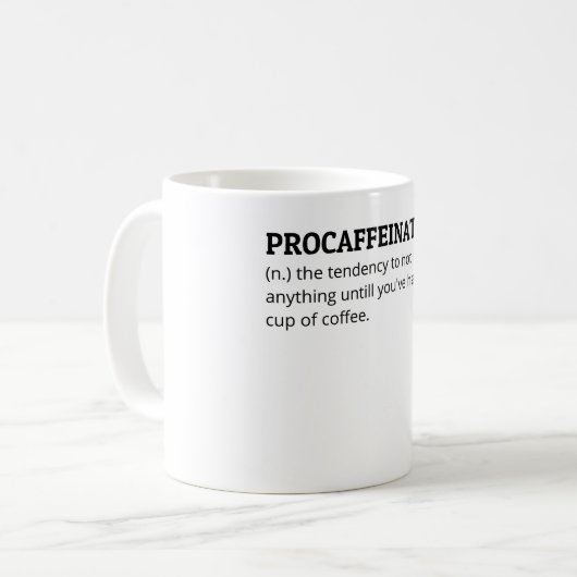 Tasse Procaffeinating (Devant gauche)