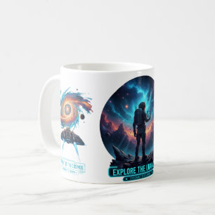 Tasse profonde explorateur spatial astronaute cosm