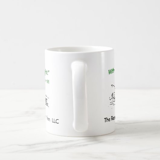 Tasse propre de conception d'auberge d'Usonian (Poignée)