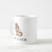 Tasse «Propulsé par la caféine» (Devant gauche)