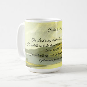 Tasse Psalms 23:1-3 Café