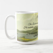 Tasse Psalms 23:1-3 Café (Gauche)