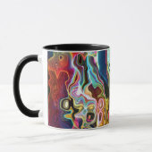 Tasse psychédélique de motif (Gauche)