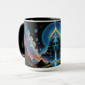 Tasse Psychedélique Vintage Sci-fi (Devant gauche)