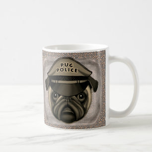 Tasse Pug Gendarmerie