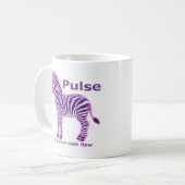 Tasse Pulse Zebra (Devant gauche)