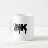 Tasse "punk" personnalisable de police (Devant gauche)