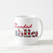 Tasse pure de républicain de Blooded (Devant droit)