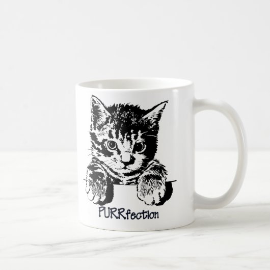 Tasse Purrfection de chat (Droite)