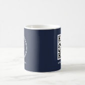 Tasse QR Code avec Logo d'Entreprise Personnalisé (Centre)