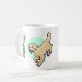 Tasse QRPup - Dorée (Devant gauche)
