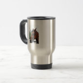Tasse quarte de voyage de profil de cheval (Devant gauche)