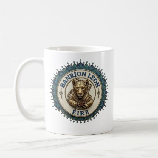 Tasse Queen Lion. Irlande (Gauche)