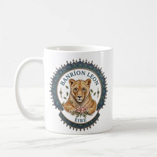 Tasse Queen Lion. Irlande (Gauche)