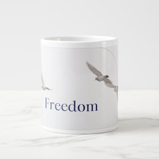 Tasse qui célèbre la liberté (Devant)