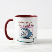 Tasse Quick Byte Computer Nerd - Cadeau Geek Bite (Gauche)