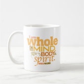 Tasse QUOTIDIENNE de "intégrité" de WORD® (Gauche)