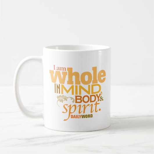 Tasse QUOTIDIENNE de "intégrité" de WORD® (Gauche)