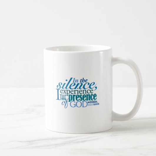 Tasse QUOTIDIENNE de "silence" de WORD® (Droite)