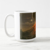 Tasse Raden Saleh® "Mont Merapi à Java" (Gauche)