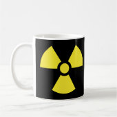 Tasse radioactive de symbole (Gauche)