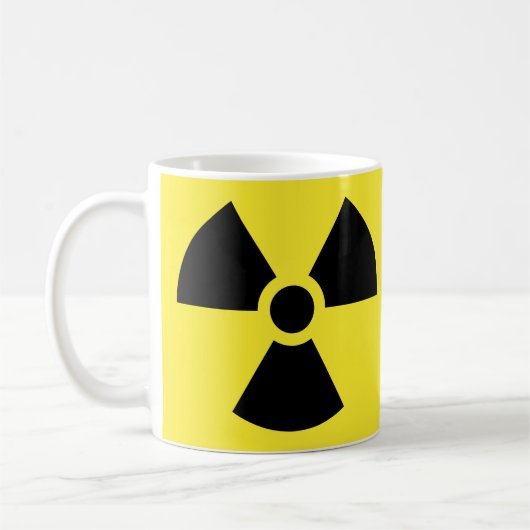 Tasse radioactive de symbole (Gauche)