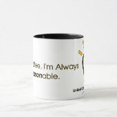 Tasse raisonnable unie de cor (Centre)