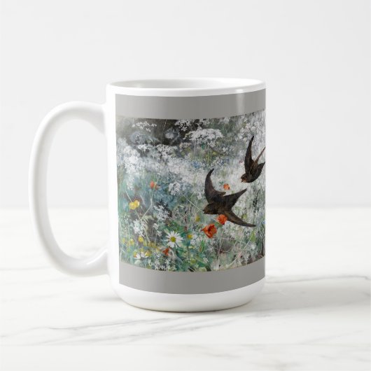 Tasse rapide de faune de fleur de fleur sauvage (Gauche)
